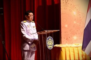 Ceremony for receiving the Royal Order of the Sash Floor 2563