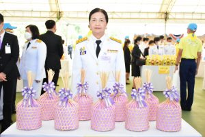 พิธีทำบุญตักบาตรถวายพระราชกุศล เนื่องในโอกาสวันเฉลิมพระชนมพรรษา สมเด็จพระนางเจ้าสุทิดา พัชรสุธาพิมลลักษณ พระบรมราชินี 3 มิถุนายน 2566