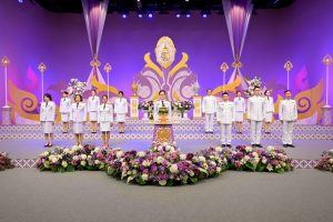 บันทึกเทปโทรทัศน์กล่าวอาเศียรวาทถวายพระพรชัยมงคล เนื่องในโอกาสวันเฉลิมพระชนมพรรษา สมเด็จพระนางเจ้าสุทิดา พัชรสุธาพิมลลักษณ พระบรมราชินี 3 มิถุนายน 2568